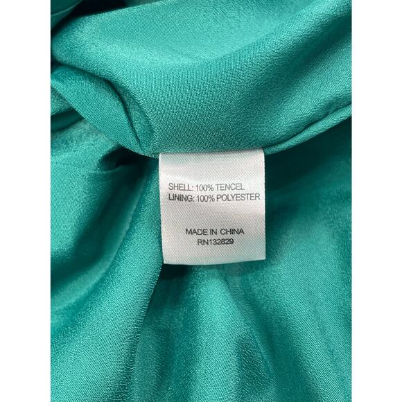 Lovers + Friends Green Faux-Wrap Midi Dress NWT Size M - Picture 9 of 9